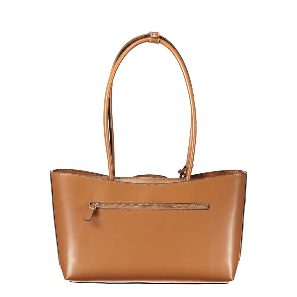 Guess Jeans Marrone Poliuretano Women Handbag by Guess Jeans