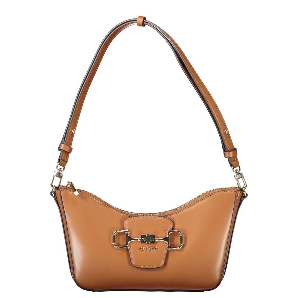Guess Jeans Marrone Poliuretano Donna Borsa by Guess Jeans