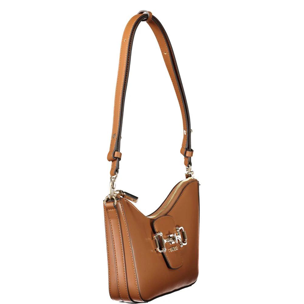 Guess Jeans Marrone Poliuretano Donna Borsa by Guess Jeans