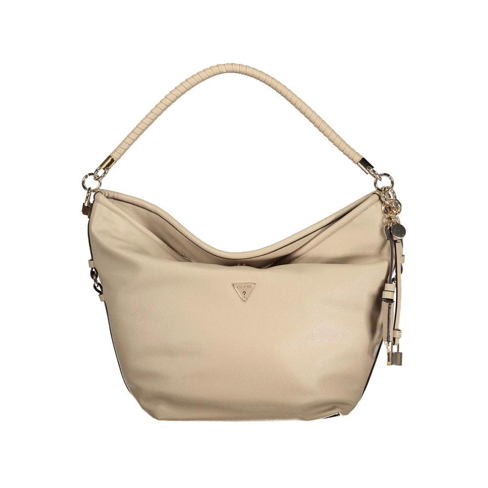 Guess Jeans Beige Polyethylene Handbag by Guess Jeans