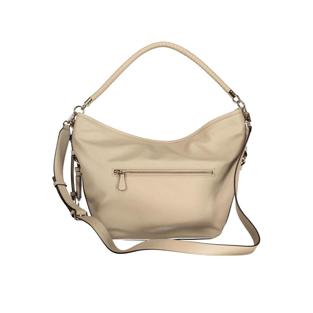 Guess Jeans Beige Polyethylene Handbag by Guess Jeans