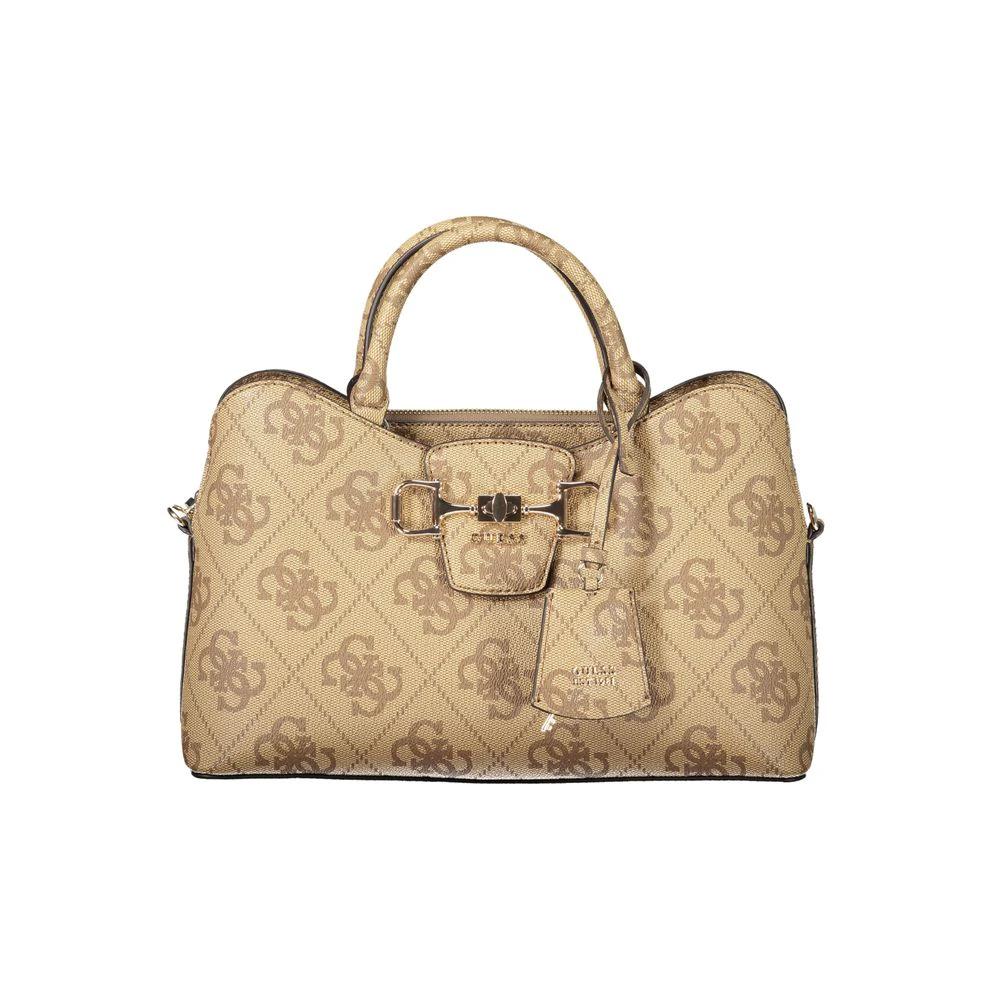 Guess Jeans Beige Polyethylene Handbag by Guess Jeans