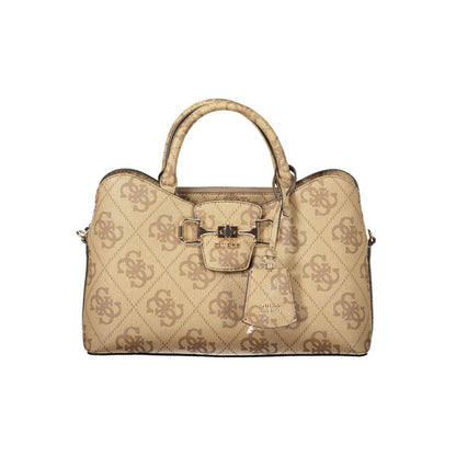 Guess Jeans Beige Polyethylene Handbag by Guess Jeans