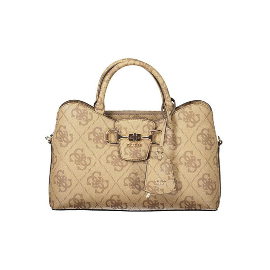 Guess Jeans Beige Polyethylene Handbag by Guess Jeans