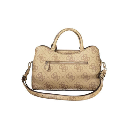 Guess Jeans Beige Polyethylene Handbag by Guess Jeans