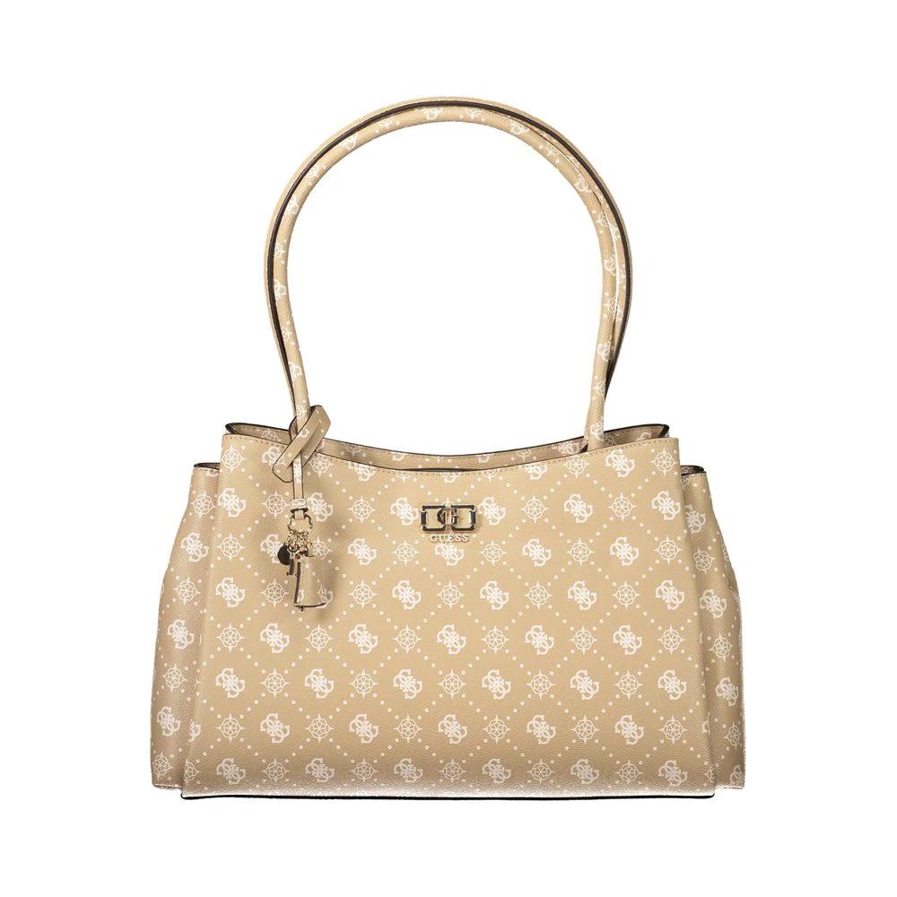 Guess Jeans Beige Polyethylene Handbag by Guess Jeans