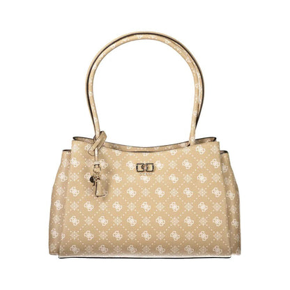 Guess Jeans Beige Polyethylene Handbag by Guess Jeans