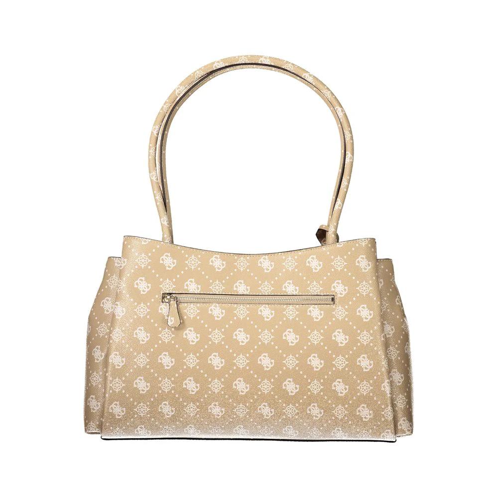 Guess Jeans Beige Polyethylene Handbag by Guess Jeans