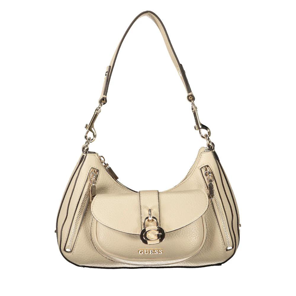 Guess Jeans Beige Polyethylene Handbag by Guess Jeans