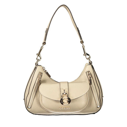 Guess Jeans Beige Polyethylene Handbag by Guess Jeans