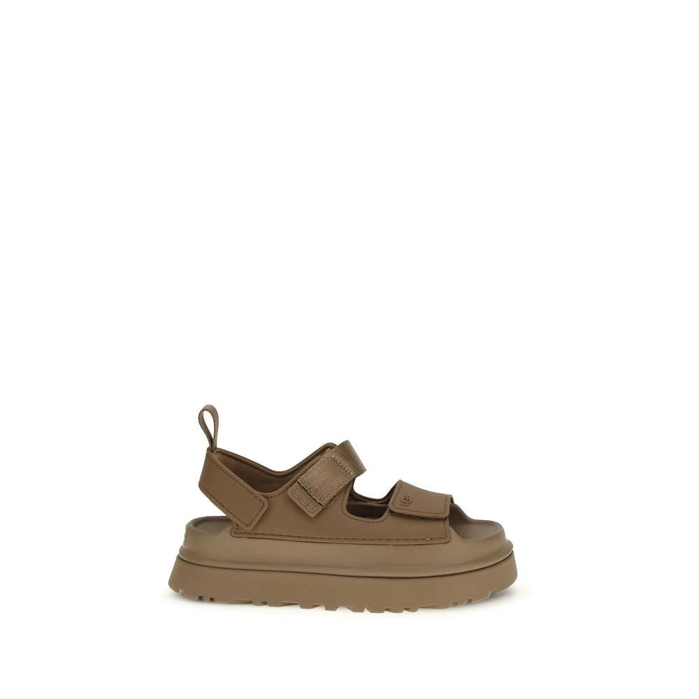 UGG Brown Recycled Polyester Sandals by UGG