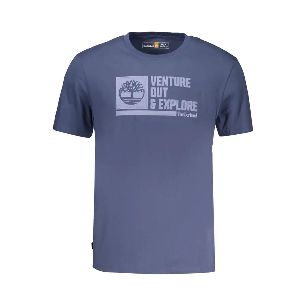 Timberland Blue Cotton Men's T-Shirt by Timberland