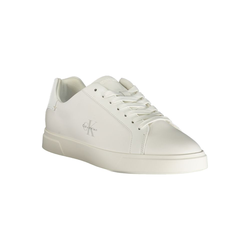 Baskets Calvin Klein femme en polyuréthane blanc – CA-44081