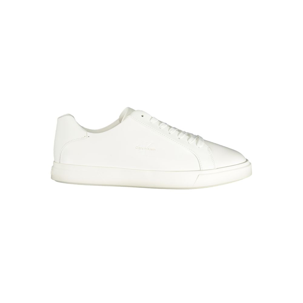 Baskets Calvin Klein homme en polyuréthane blanc – CA-44107