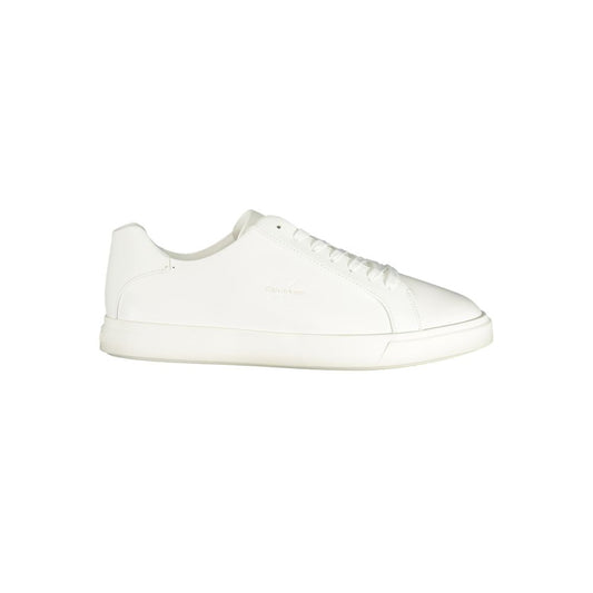 Baskets Calvin Klein homme en polyuréthane blanc – CA-44107