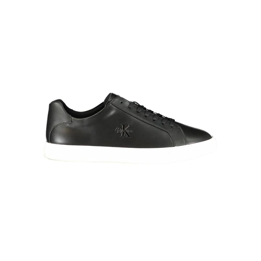 Calvin Klein Black Polyester Athletic Sneakers by Calvin Klein
