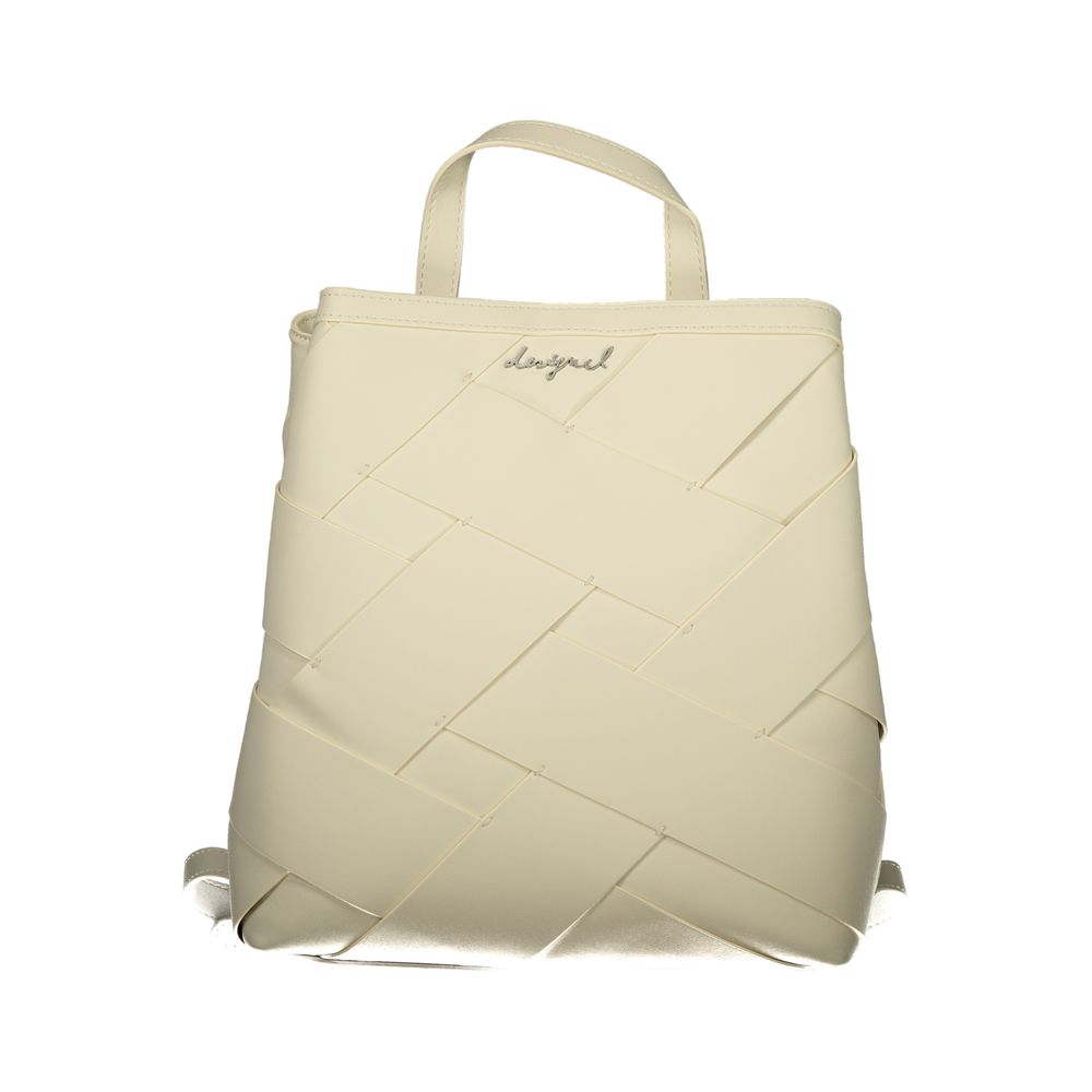 Sac à dos Desigual femme mini Chrome Sumy en polyuréthane blanc – DE-44133