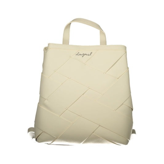 Sac à dos Desigual femme mini Chrome Sumy en polyuréthane blanc – DE-44133