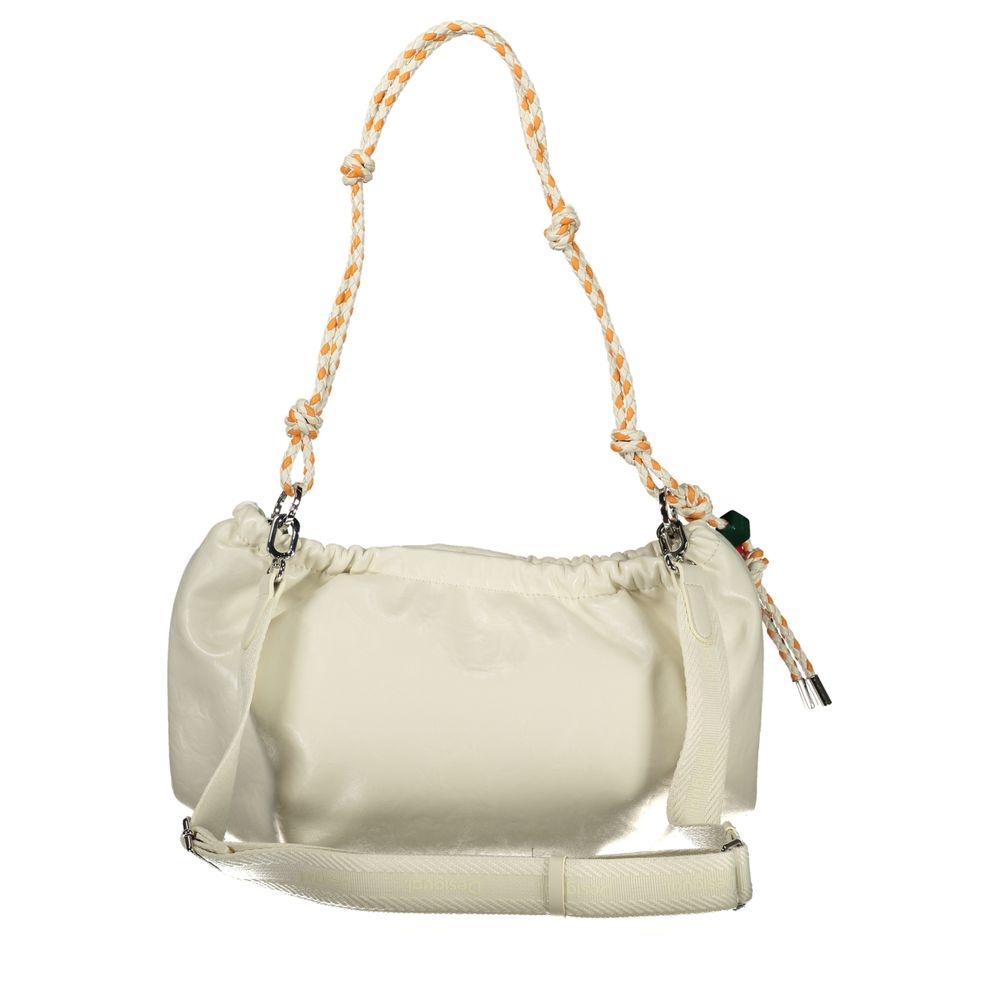 Sac à main Desigual femme Half Logo Waverly en polyuréthane blanc – DE-44134