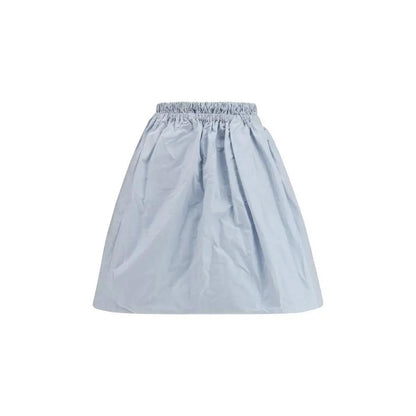 Prada Blue Silk Long Skirt by Prada