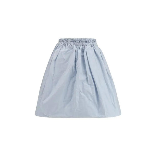 Prada Blue Silk Long Skirt by Prada