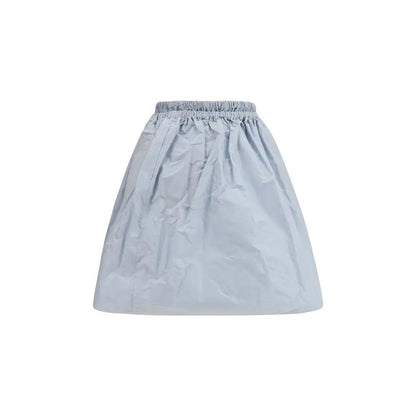 Prada Blue Silk Long Skirt by Prada