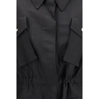 Prada Black Mohair Coat by Prada