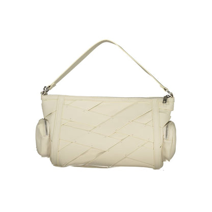 Sac porté épaule Desigual femme Chrome Habana en polyuréthane blanc – DE-44136