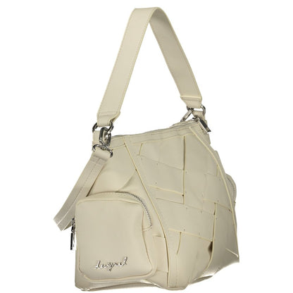 Sac porté épaule Desigual femme Chrome Habana en polyuréthane blanc – DE-44136