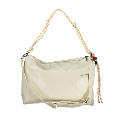 Sac à main Desigual femme Half Logo Leiria 2.0 en polyuréthane blanc – DE-44137