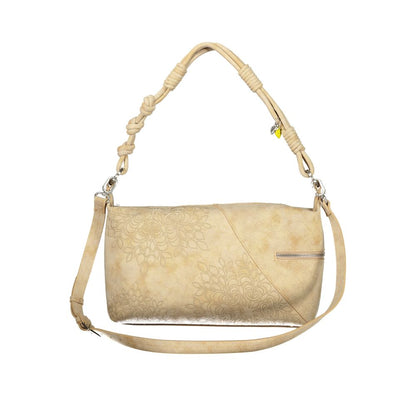 Sac porté épaule Desigual femme Sierra Sand Huntington en polyuréthane beige – DE-44139