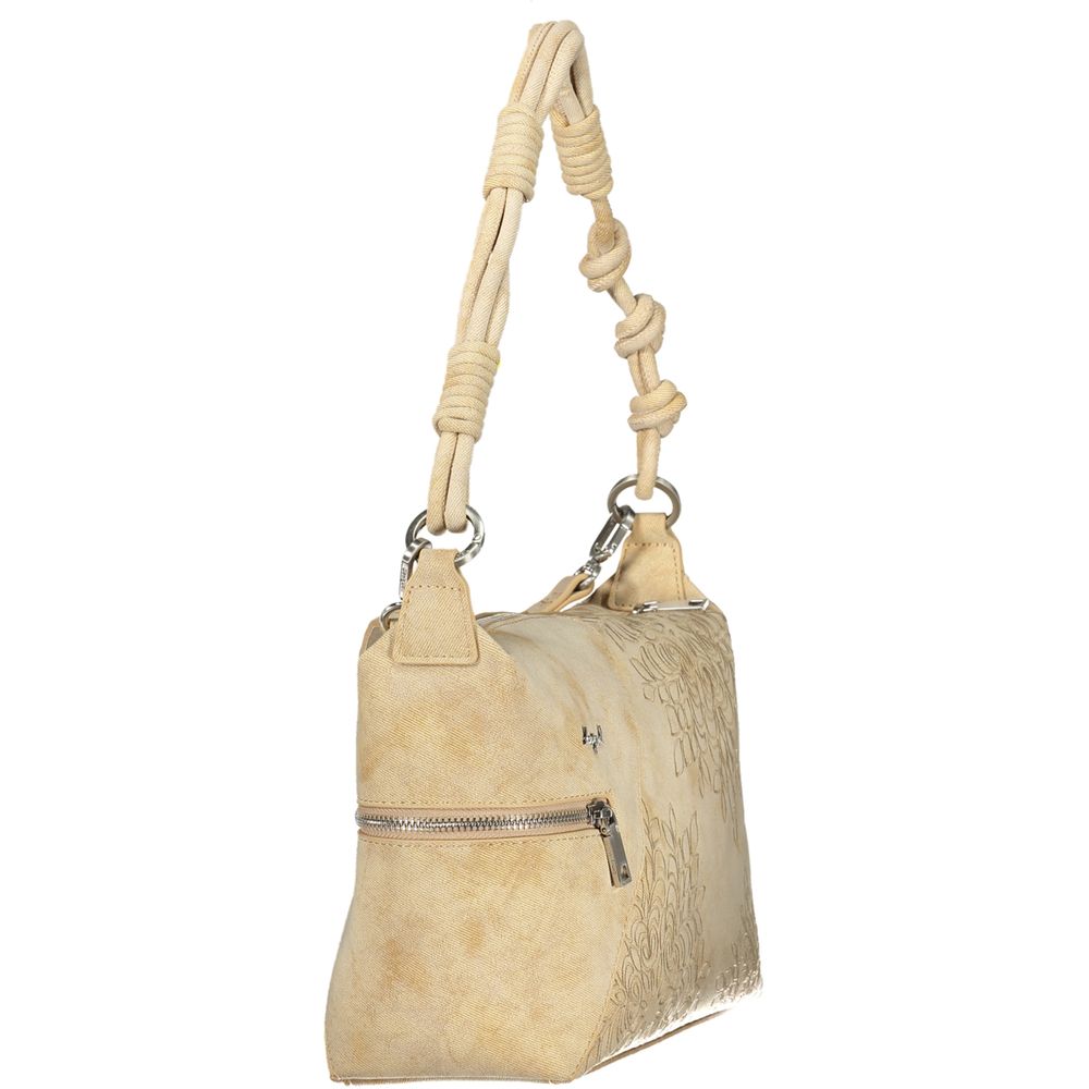 Sac porté épaule Desigual femme Sierra Sand Huntington en polyuréthane beige – DE-44139