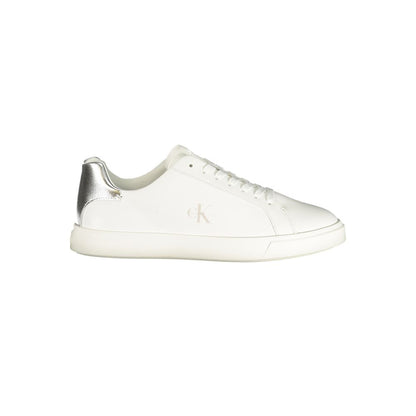 Baskets Calvin Klein femme en polyuréthane blanc – CA-44112