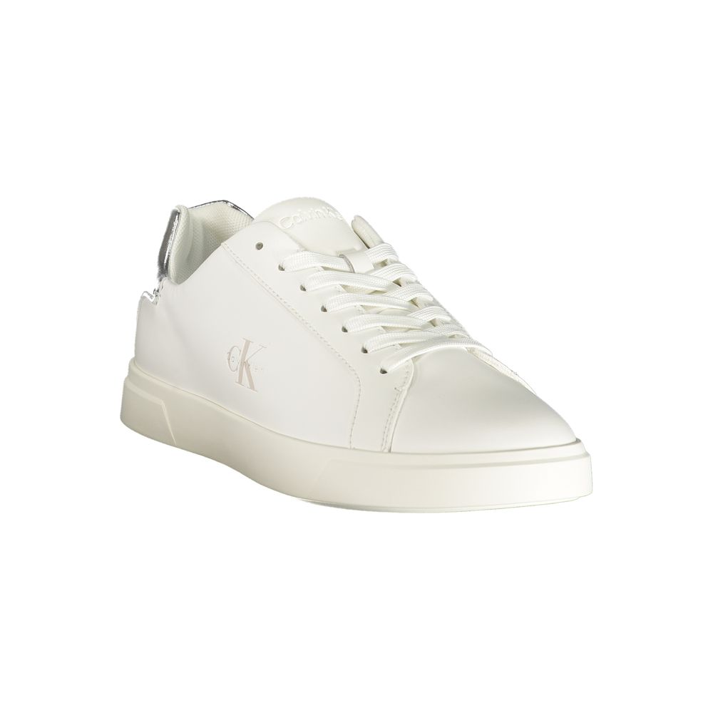 Baskets Calvin Klein femme en polyuréthane blanc – CA-44112