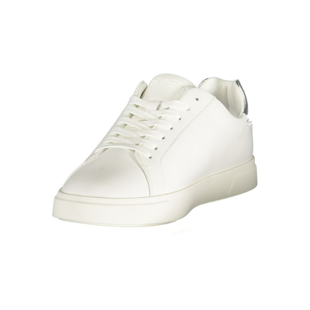 Baskets Calvin Klein femme en polyuréthane blanc – CA-44112