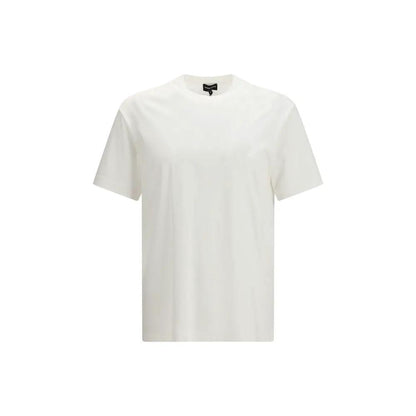 Giorgio Armani White Cotton T-Shirt by Giorgio Armani