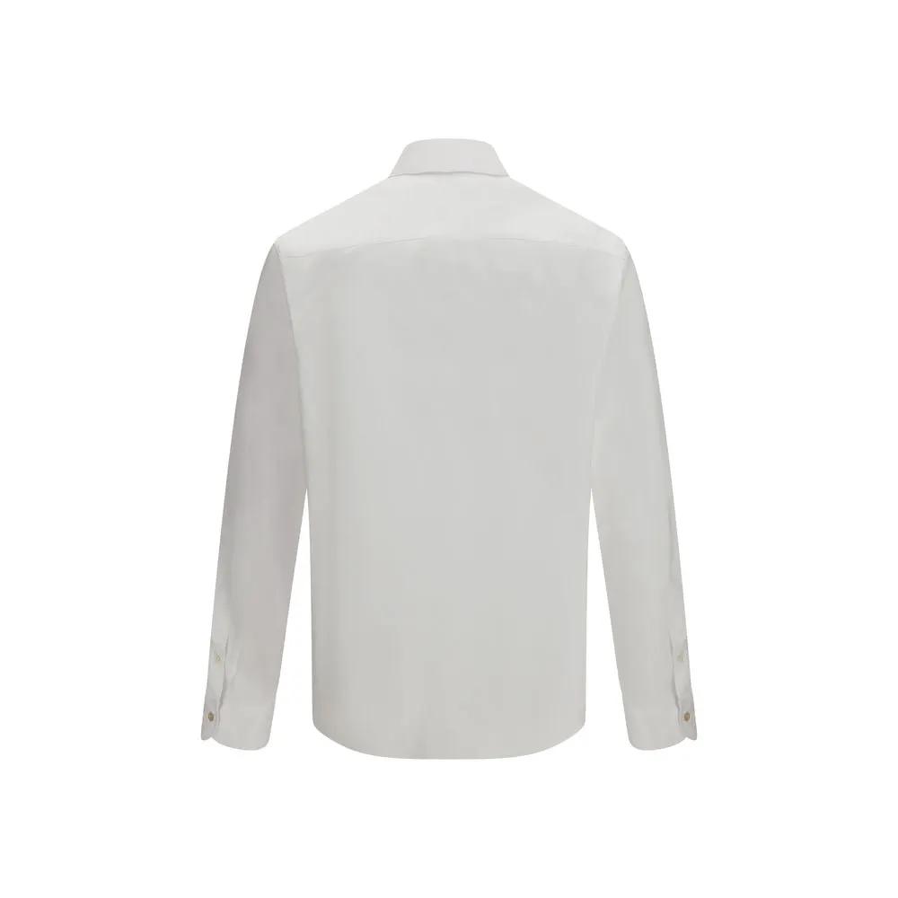 Valentino White Cotton Dress Shirt by Valentino