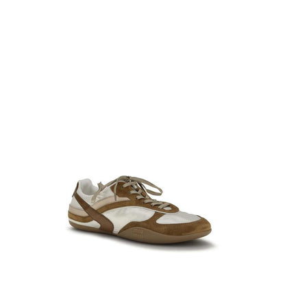 Miu Miu Multicolor Calf Leather Bos Taurus Athletic Sneakers by Miu Miu