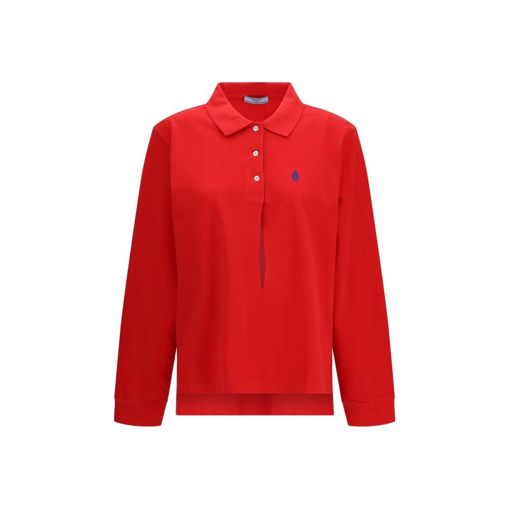 Prada Multicolor Cotton Polo Shirt by Prada