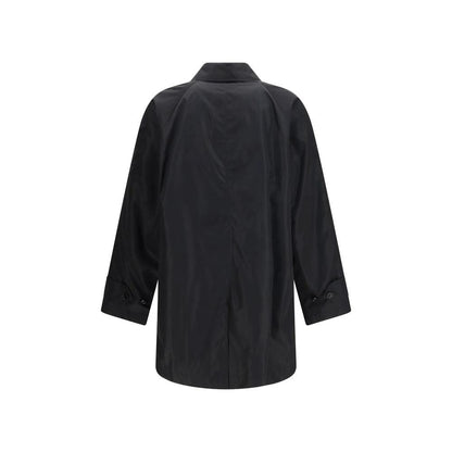 Burberry Black Polyester Coat by Burberry