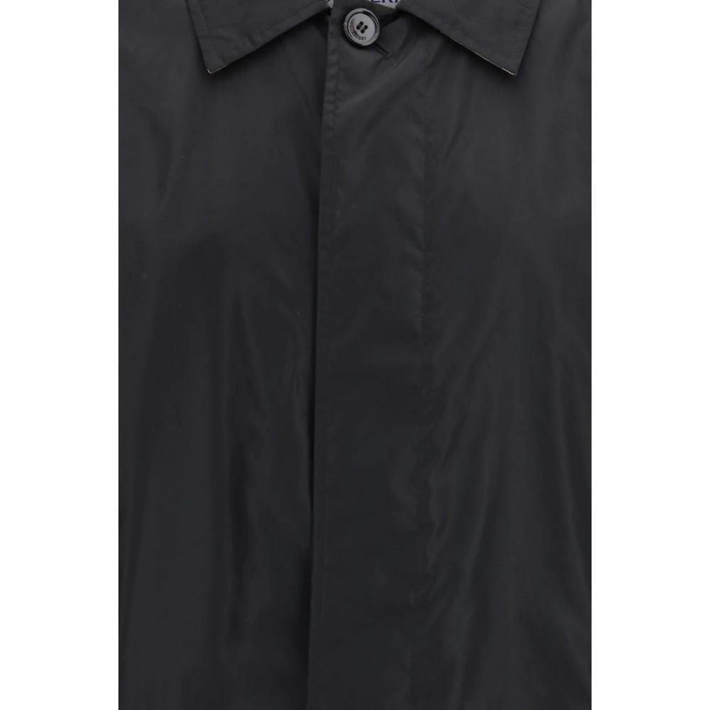 Burberry Black Polyester Coat by Burberry