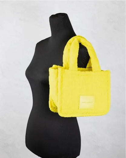 Marc Jacobs The Monogram Terry Tote Small Golden Kiwi Shoulder Bag Purse by Marc Jacobs