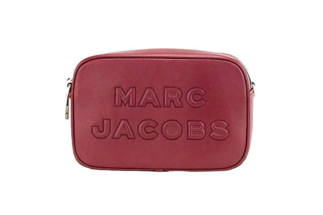 Marc Jacobs Flash Pomegranate Smooth Leather Embossed Camera Crossbody Bag Purse by Marc Jacobs