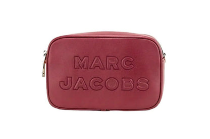 Marc Jacobs Flash Pomegranate Smooth Leather Embossed Camera Crossbody Bag Purse by Marc Jacobs