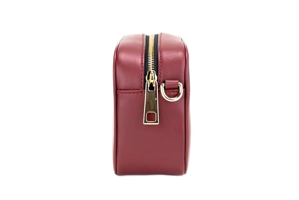 Marc Jacobs Flash Pomegranate Smooth Leather Embossed Camera Crossbody Bag Purse by Marc Jacobs