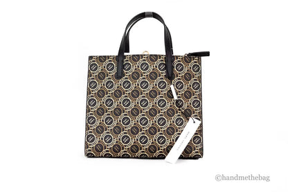 Marc Jacobs Mini Grind Signet Printed Leather Crossbody Tote Handbag Purse by Marc Jacobs