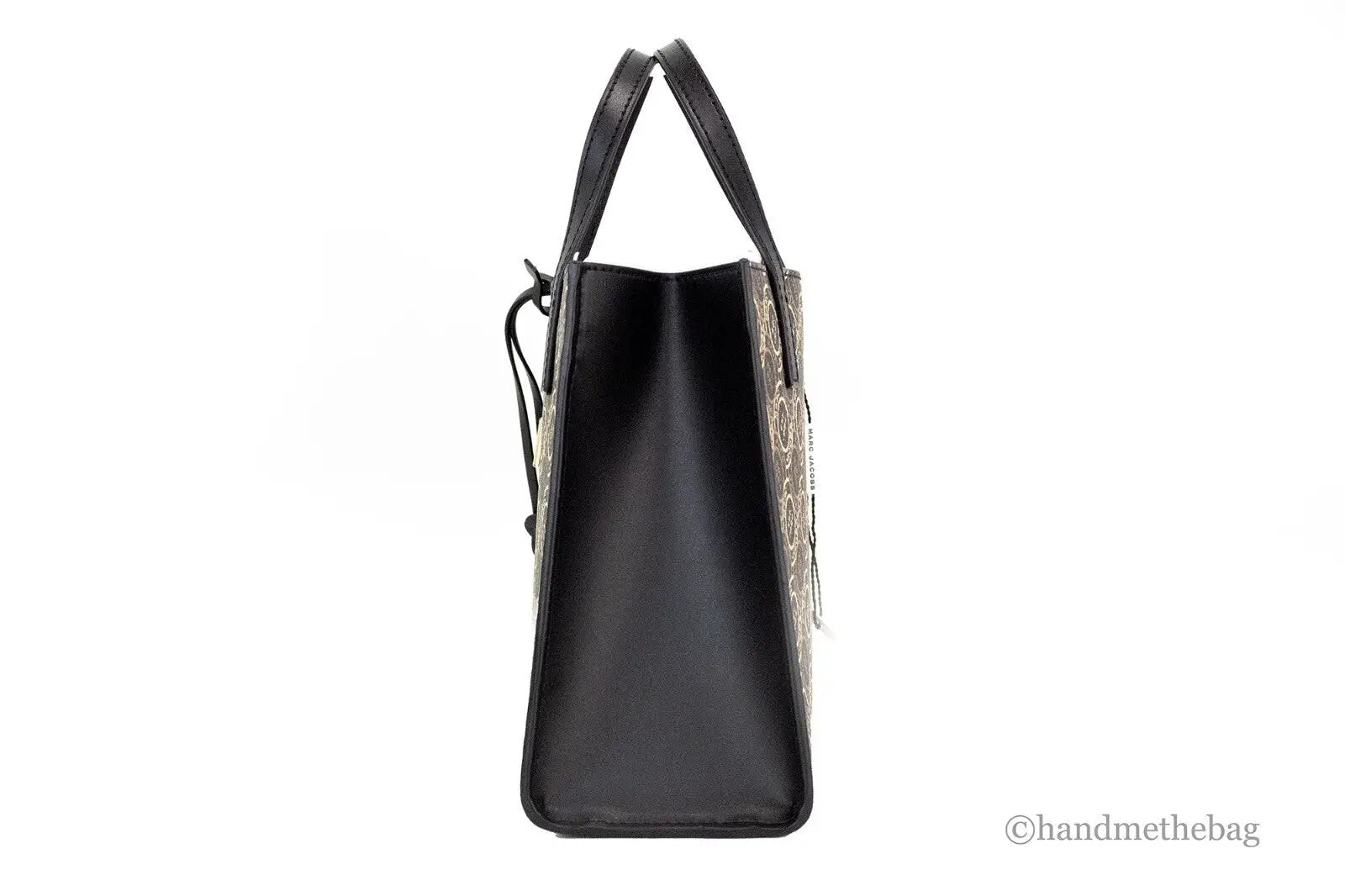 Marc Jacobs Mini Grind Signet Printed Leather Crossbody Tote Handbag Purse by Marc Jacobs