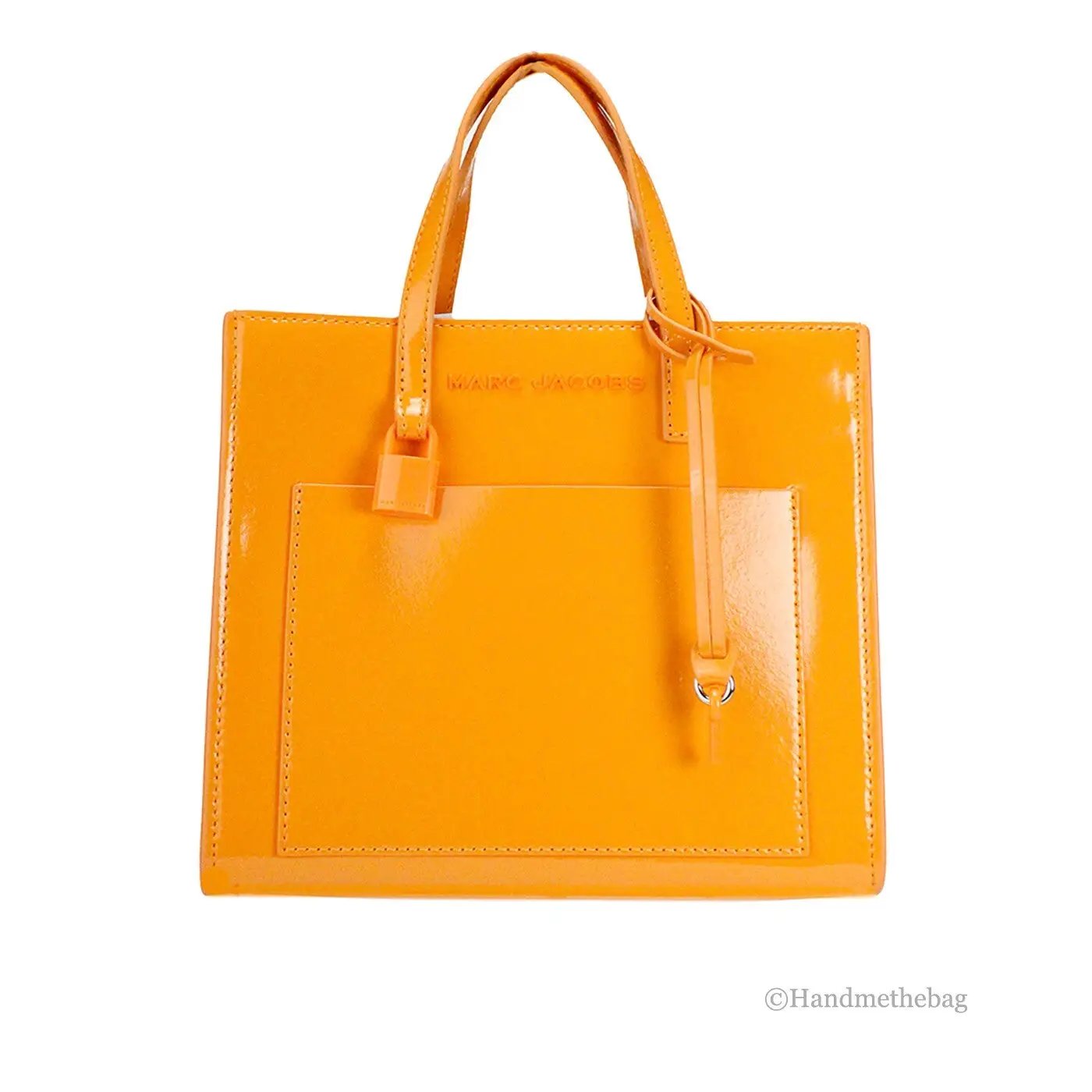 Marc Jacobs Mini Grind Scorched Patent Leather Crossbody Tote Bag Purse by Marc Jacobs