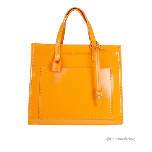 Marc Jacobs Mini Grind Scorched Patent Leather Crossbody Tote Bag Purse by Marc Jacobs