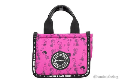 Marc Jacobs X Peanuts Mini Fuchsia Fedora Puffy Nylon Tote Convertible Handbag by Marc Jacobs
